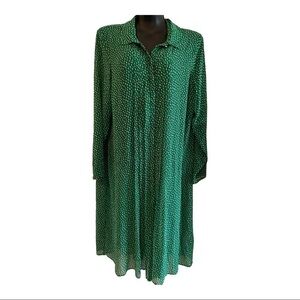𝅺tom Baker green sheer cover up